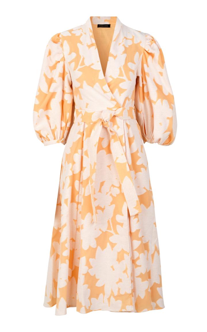 Moda Operandi Stine Goya Belinda Wrap Midi Dress Size: Xxs
