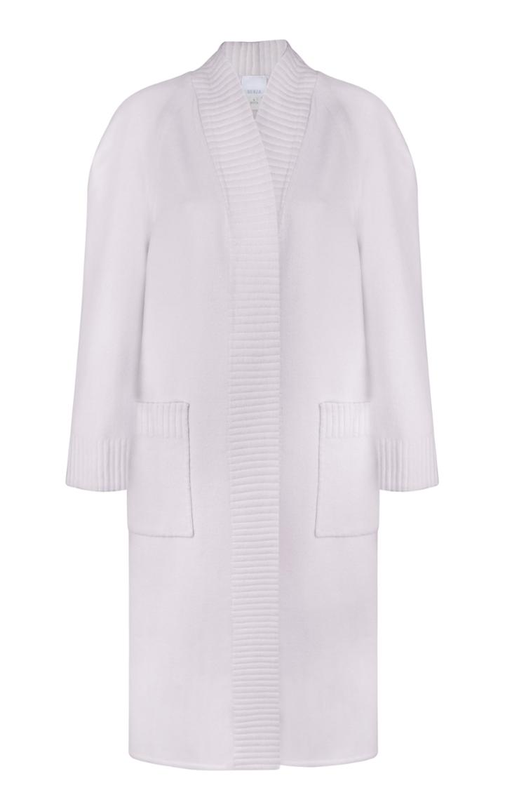 Moda Operandi Bevza Wool Double-knit Robe Coat