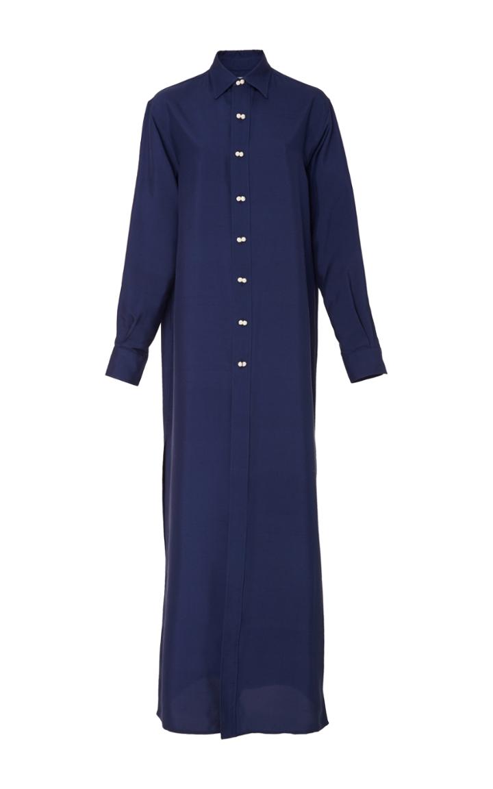Rebecca De Ravenel The Ming Shirt In Navy