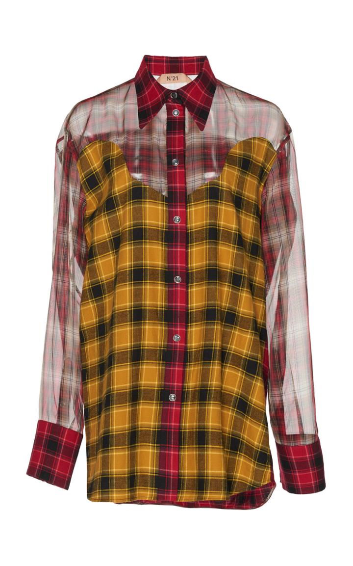 N 21 N&deg;21 Colomba Tartan Flannel Shirt