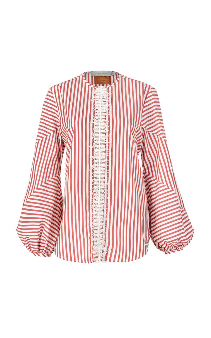 Moda Operandi Silvia Tcherassi Filia Striped Poplin Blouse