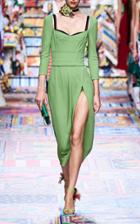 Moda Operandi Dolce & Gabbana Long Sleeve Cady Dress
