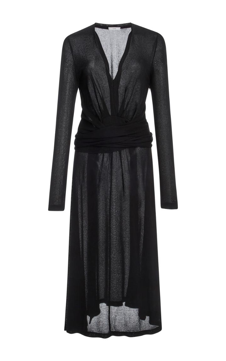 Tome Tie Front Panel Dress
