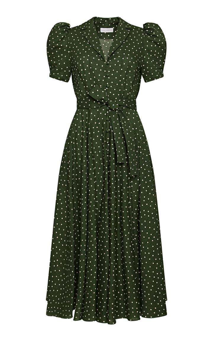 Lilli Jahilo Zelma Cotton Dress With Short Sleeves And Side Pockets