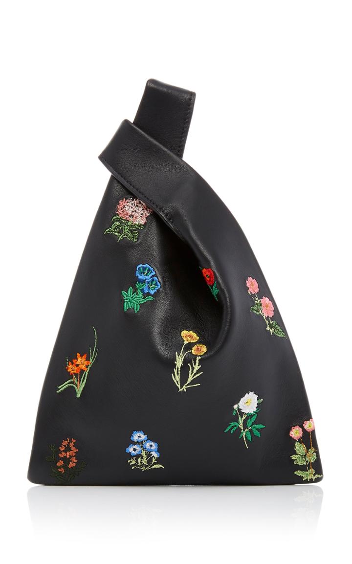 Hayward Nappa Mini Shopper With Embroidery