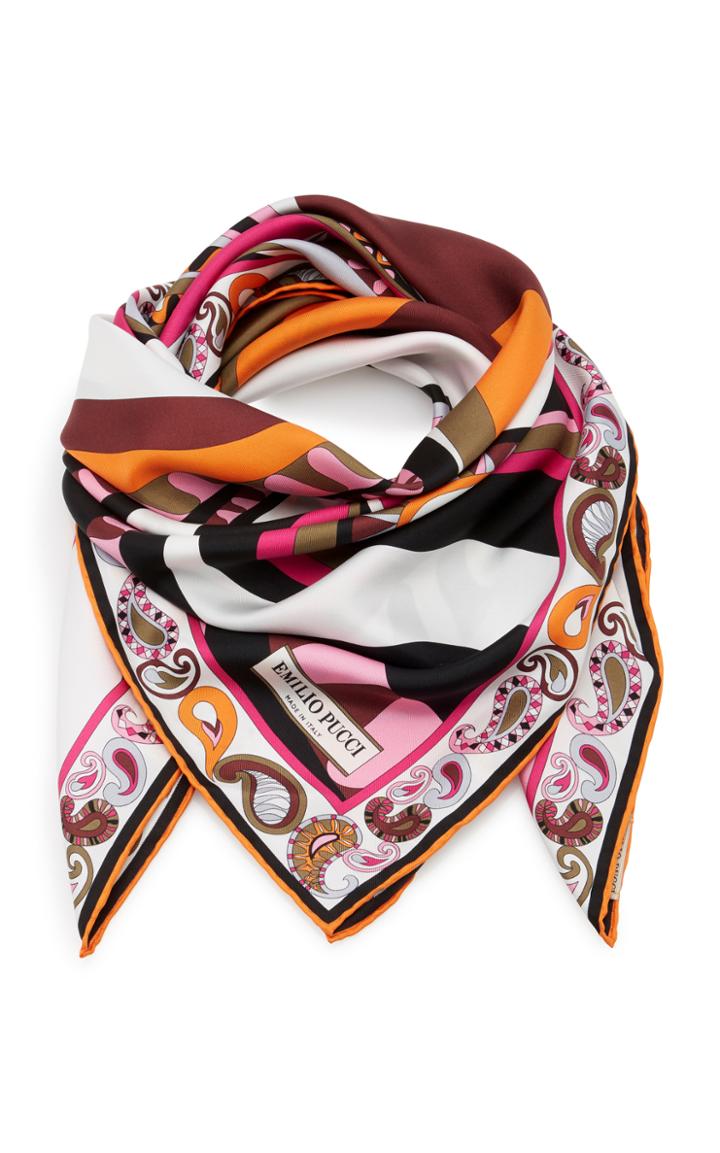 Emilio Pucci Printed Silk-twill Scarf
