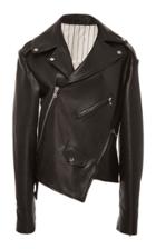Monse Twisted Leather Biker Jacket