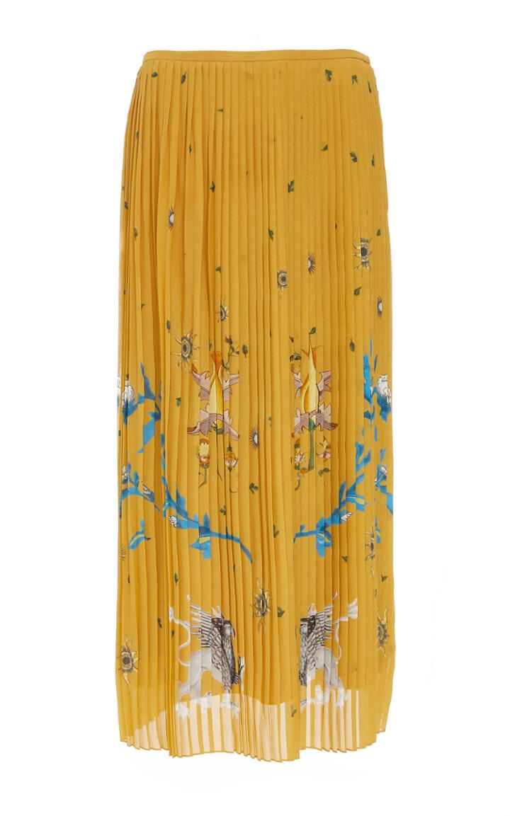 Alena Akhmadullina Printed Pleated Skirt