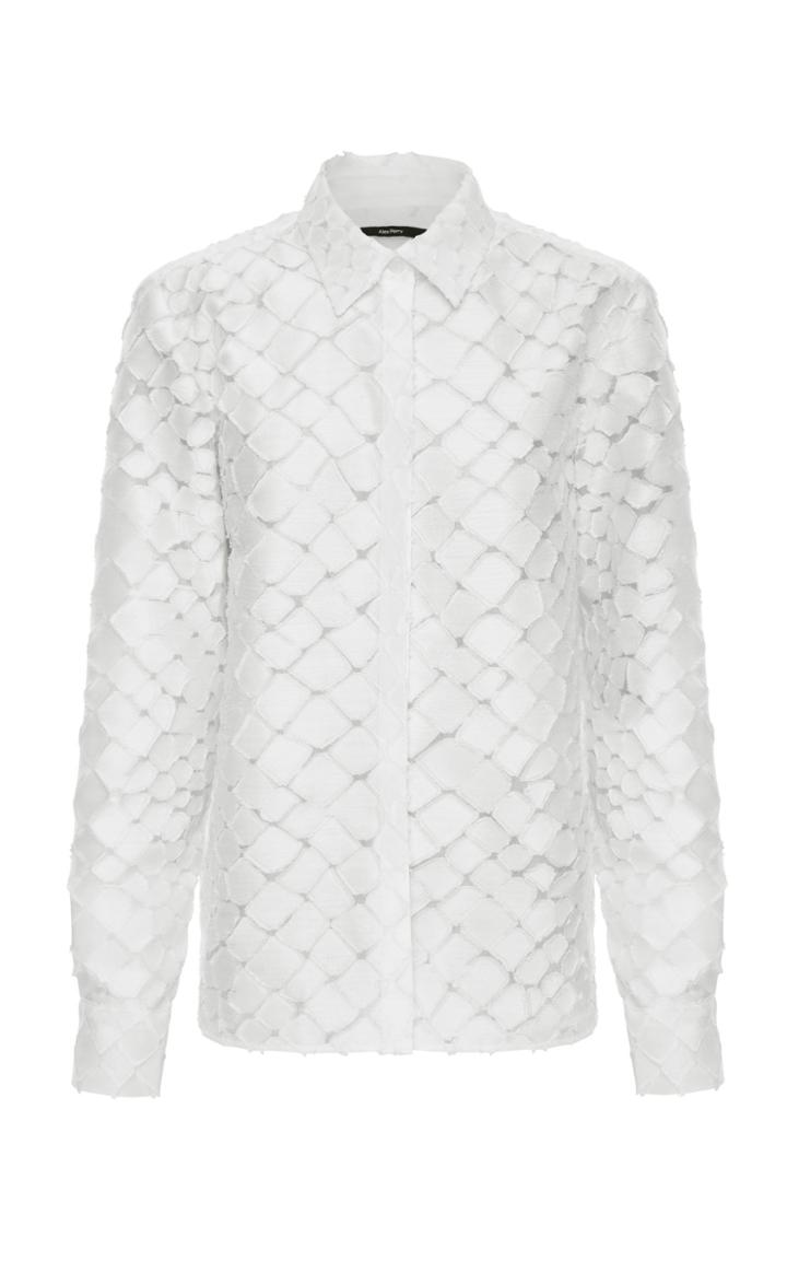 Moda Operandi Alex Perry Ashton Croc-effect Shirt Size: 4