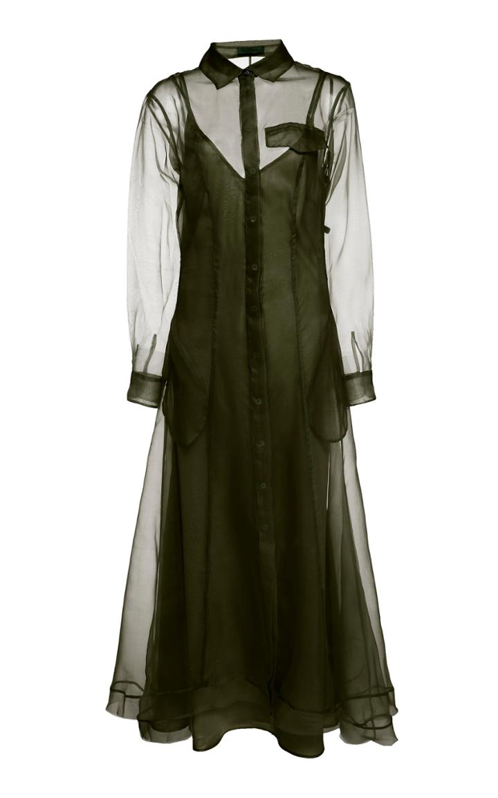 Maggie Marilyn Keep It Together Silk-chiffon Midi Dress