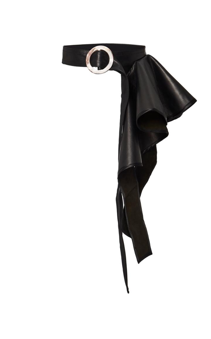 Ellery Dot Short Ruffled Cotton-blend Belt