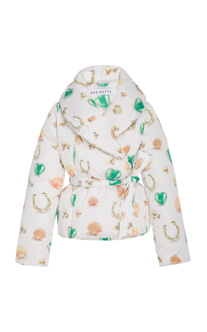 Moda Operandi Saks Potts Bubble Symbol Print Jacket Size: 1