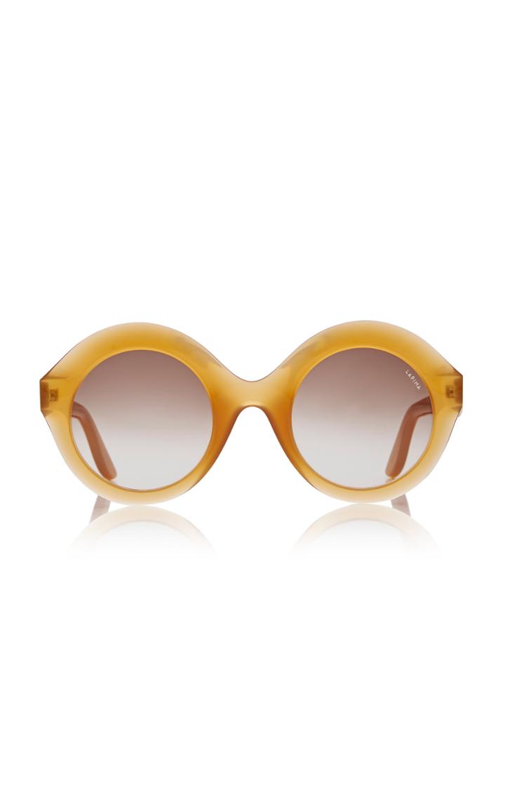 Lapima Mia Round-frame Acetate Sunglasses