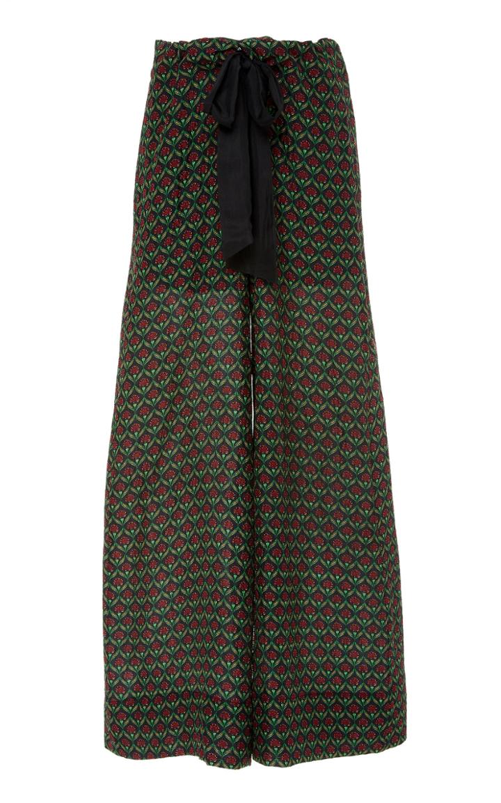 Roopa Idha Printed Tie Up Summer Pants