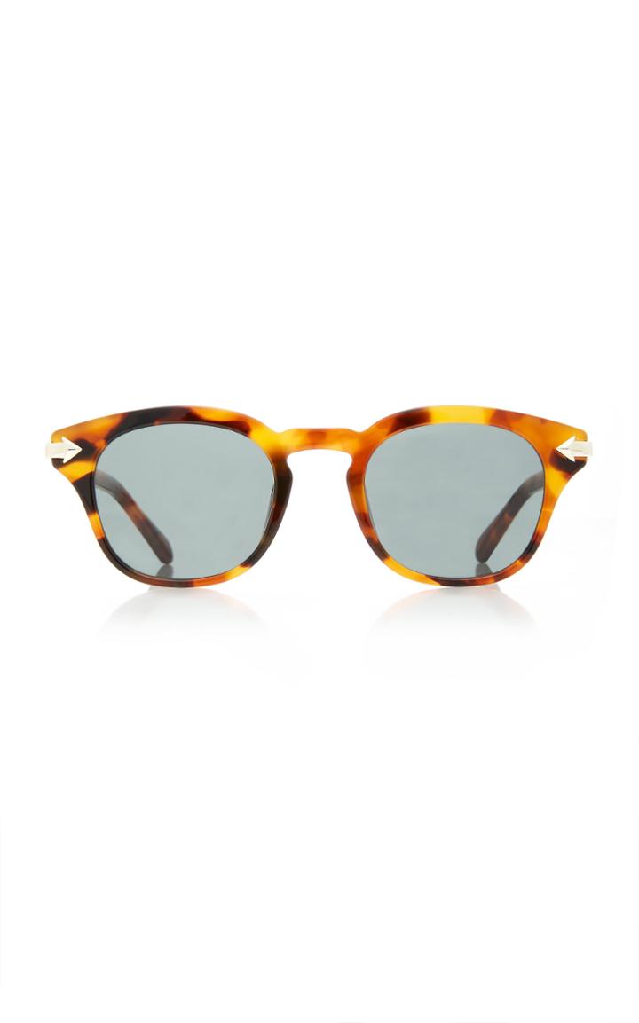 Monumental By Karen Walker Klee Round-frame Acetate Sunglasses