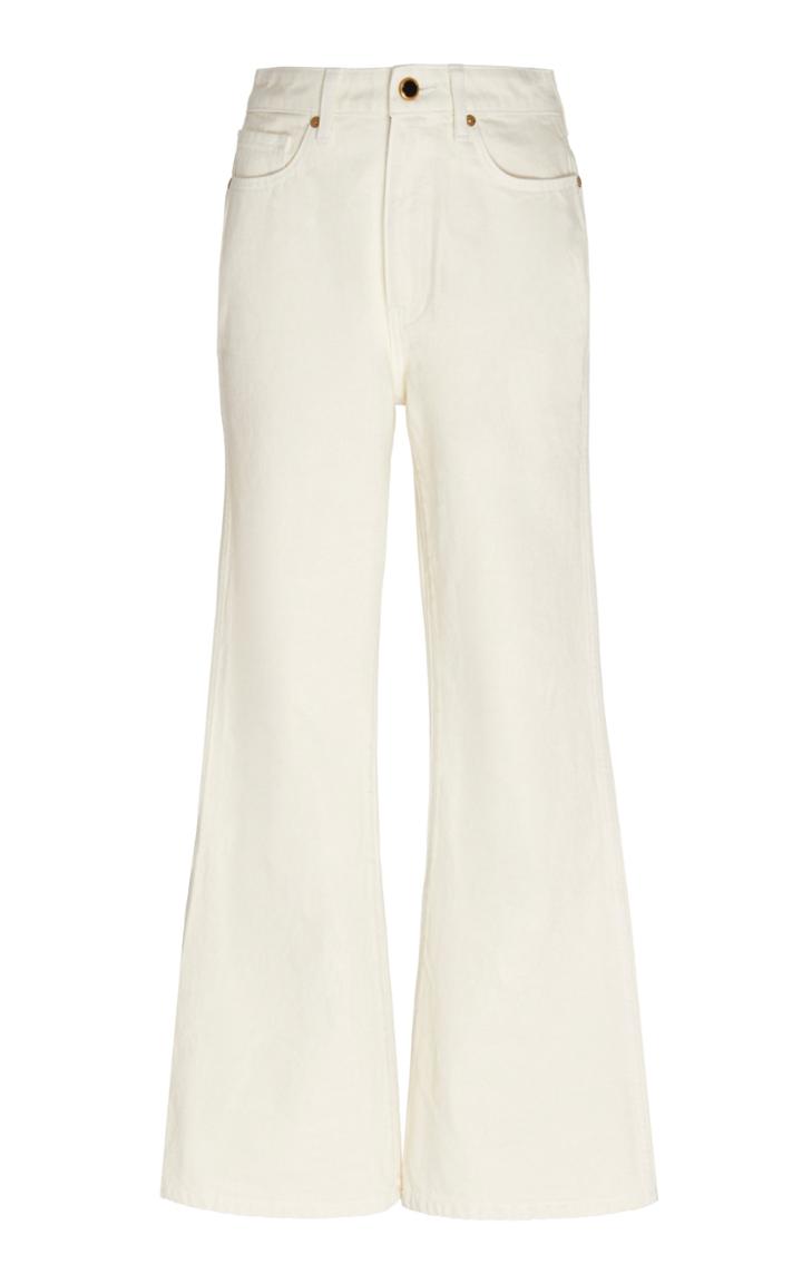 Moda Operandi Khaite Gabbie Rigid High-rise Flared Jeans Size: 26