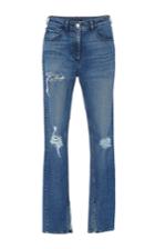 3x1 Distressed Split Seam Skinny Jeans