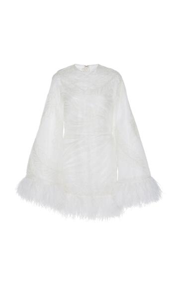 Sandra Mansour Vent Du Sud Feather Dress