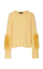Sally Lapointe Cashmere-blend Ribbed Sweater