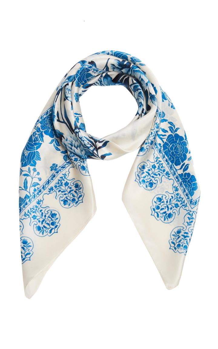 Johanna Ortiz El Rosal Moroccan Blue Scarf