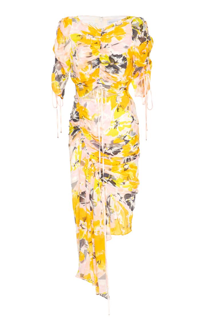 Alice Mccall Soiree Gathered Cutout Dress