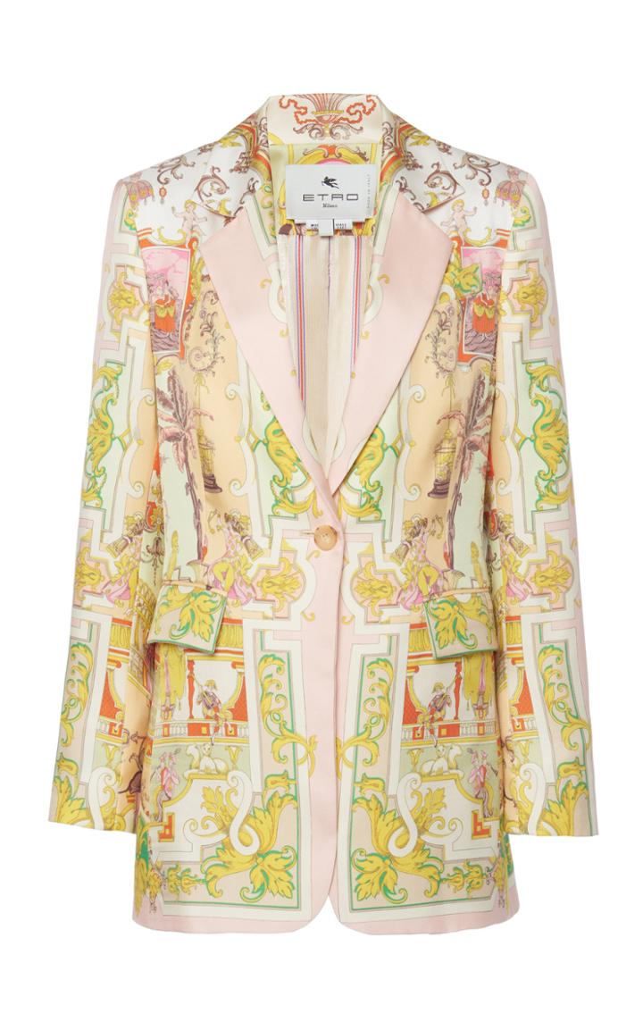 Moda Operandi Etro Printed Silk Blazer