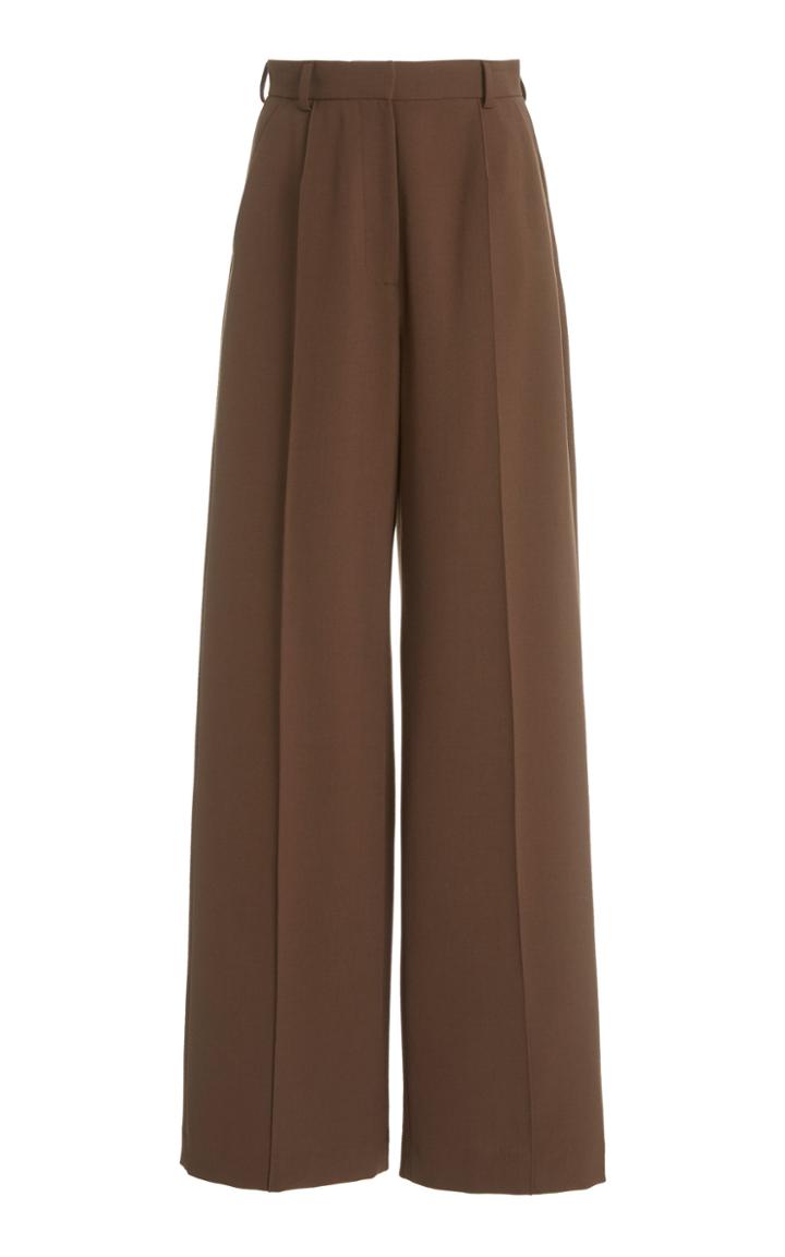 Nanushka Cleo Crepe Wide-leg Pants