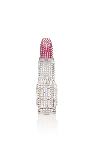 Judith Leiber Couture Pinkie Lipstick Crystal-embellished Pillbox
