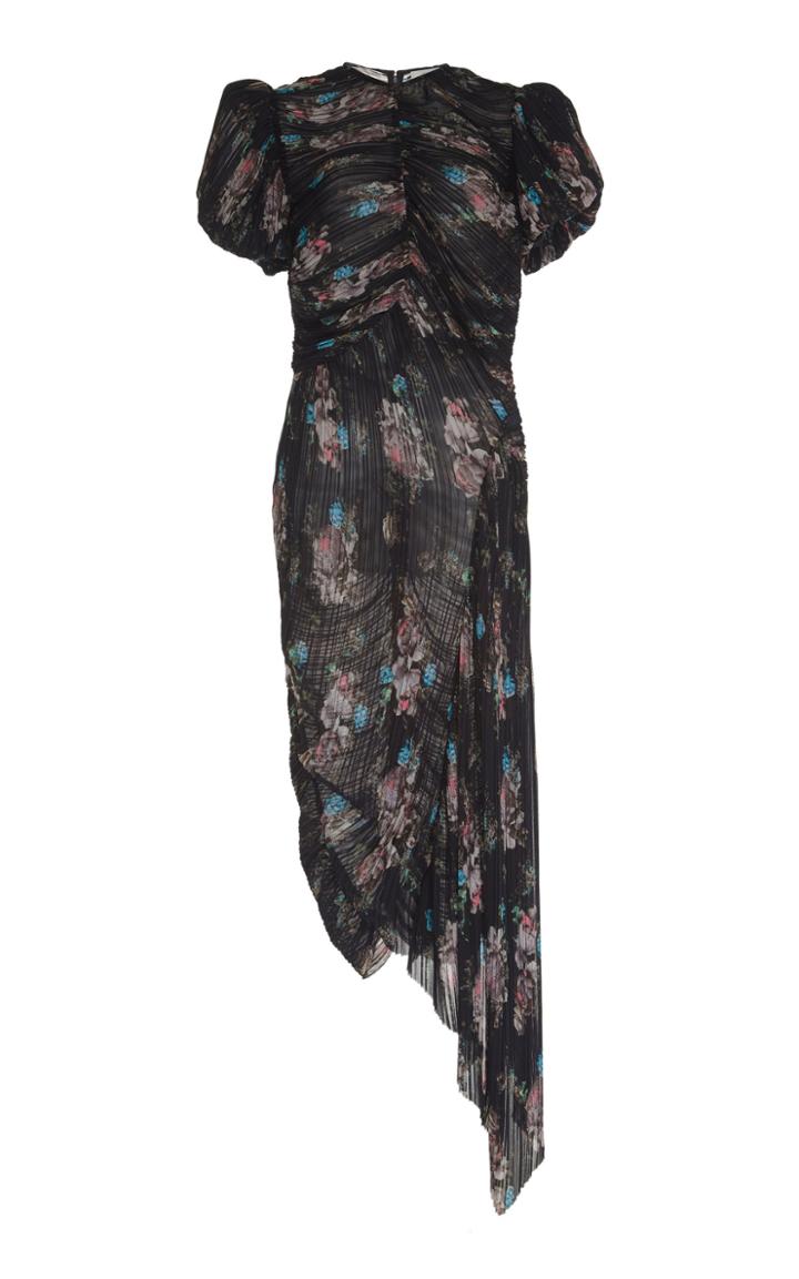 Preen By Thornton Bregazzi Jemima Satin Devore Dress