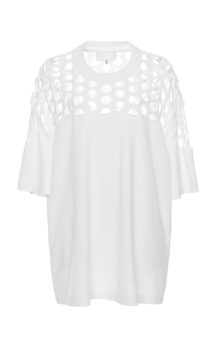 Moda Operandi Maison Margiela Cutout Cotton T-shirt Size: S
