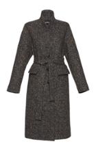 Goen.j Belted Tweed Coat