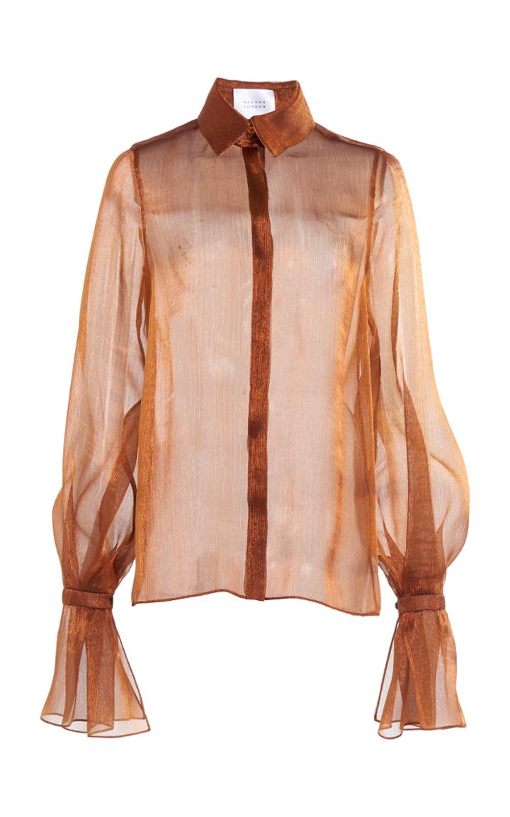 Moda Operandi Galvan Zephyr Organza Blouse