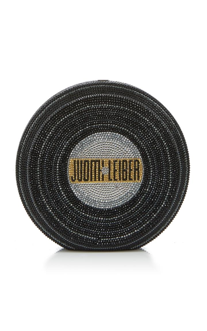 Judith Leiber Couture Vinyl Disc Clutch