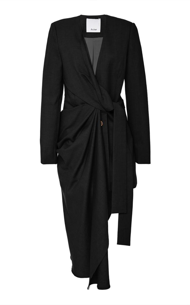 Acler Dresden Cotton Wrap Blazer Dress