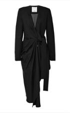 Acler Dresden Cotton Wrap Blazer Dress