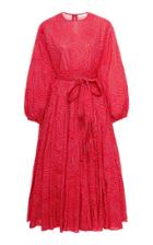 Moda Operandi Rhode Devi Wrap Cotton Midi Dress Size: S