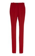 Peter Do Ankle-slit Cady Slim-leg Pants