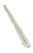 Sanjay Kasliwal One-of-a-kind Diamond Feather Bracelet