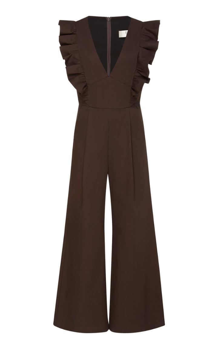 Sea Stevie Cotton Wide-leg Jumpsuit