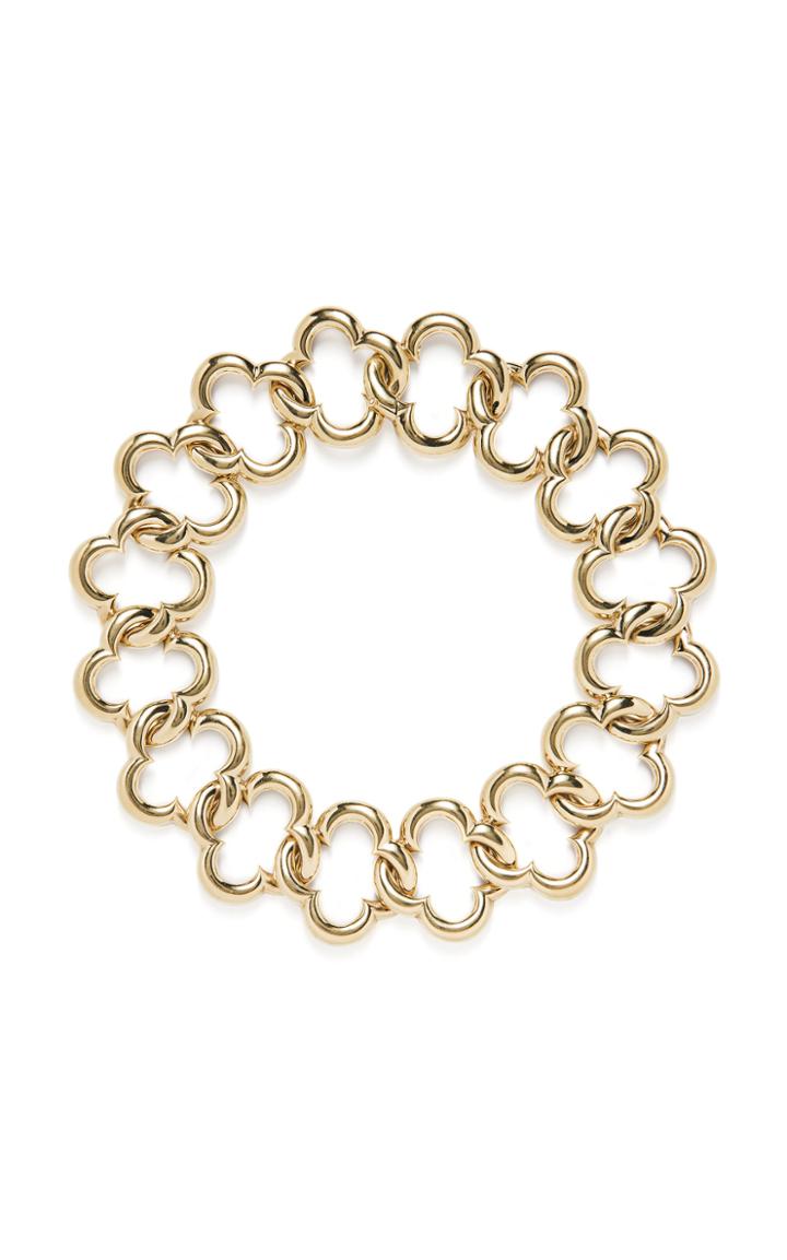 Moda Operandi Tiina Smith Vintage Van Cleef & Arpels Yellow Gold Clover Necklace