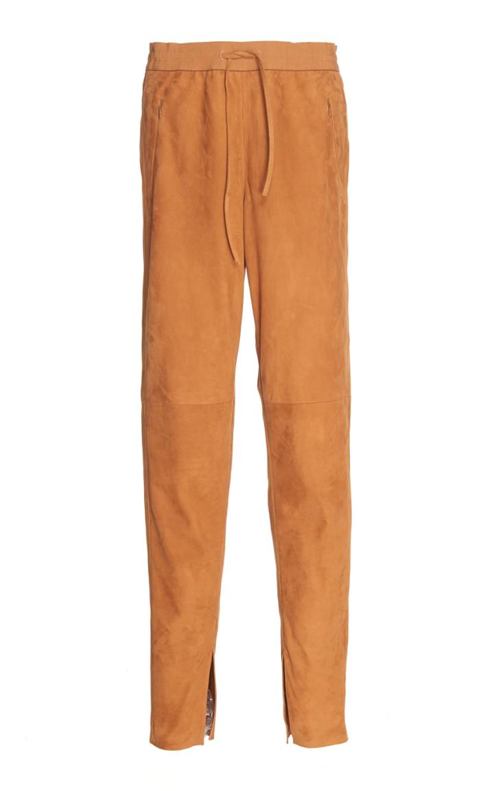 Akris Straight-leg Leather Pants