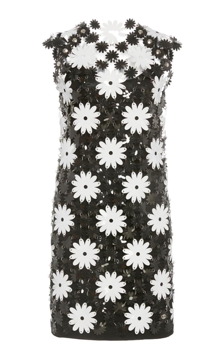 Moda Operandi Paco Rabanne Daisy-motif Chainmail Mini Dress Size: 34