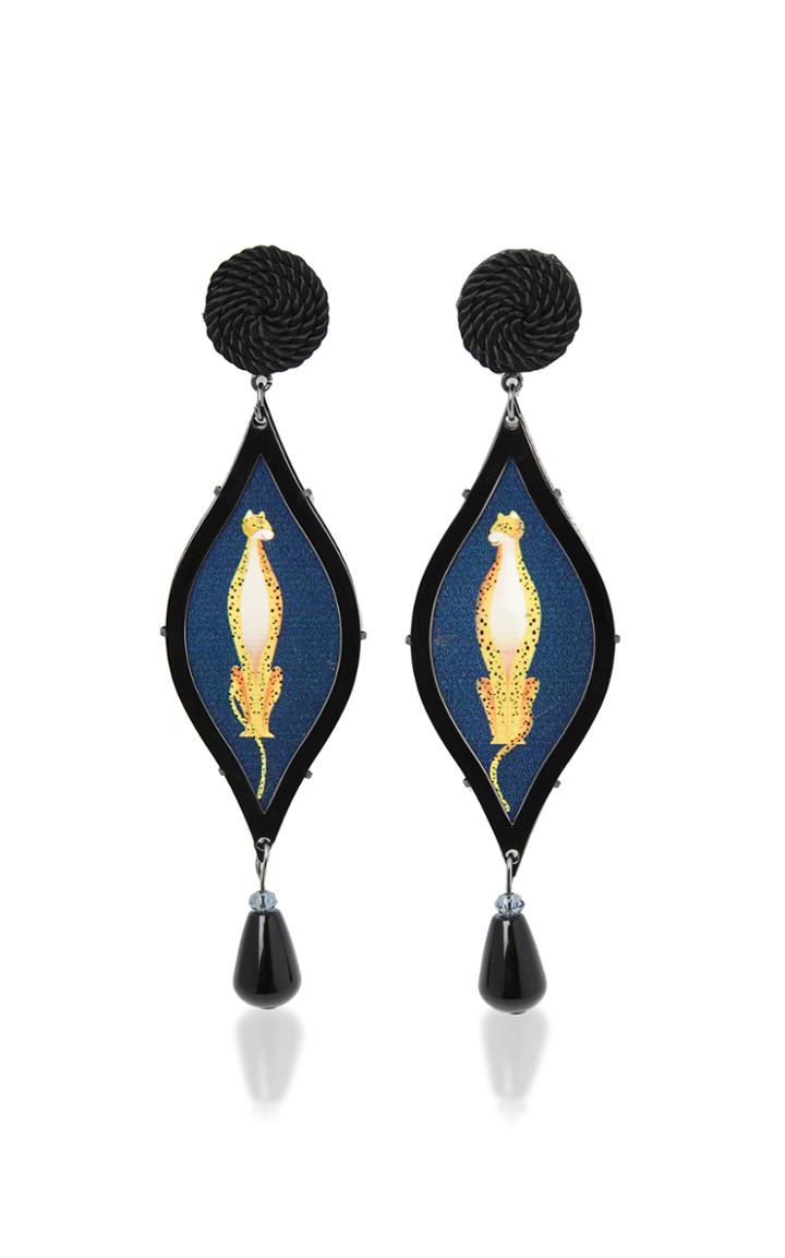 Anna E Alex Seduzione Dec Cheetah Earrings