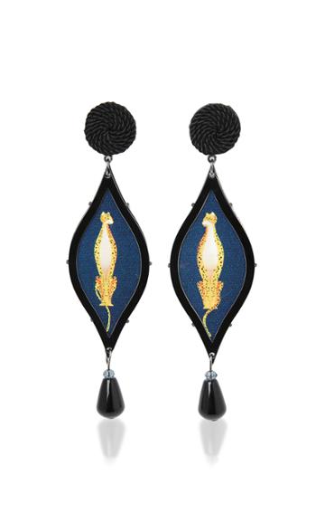 Anna E Alex Seduzione Dec Cheetah Earrings
