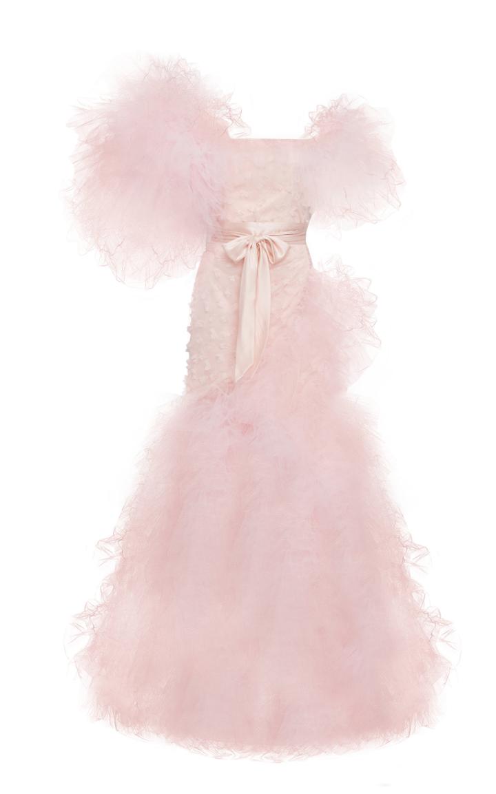 Rodarte Ruffled Tulle Top And Skirt Set