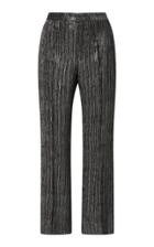 Isabel Marant Dansley Metallic Straight Leg Cropped Pants