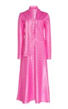 Saks Potts Yasmin Shimmer Knit Midi Dress