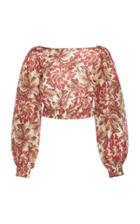 Sir The Label Valetta Floral-print Silk Blouse