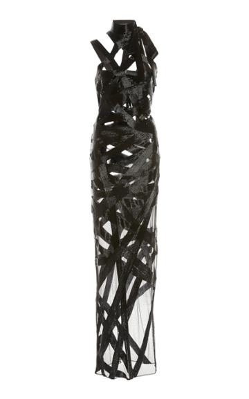 Moda Operandi Tom Ford Cutout Bead Embroidered Tulle Gown