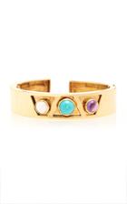 Moda Operandi Particulieres Bulgari Geometric Three-stone Cuff, Circa 1970s